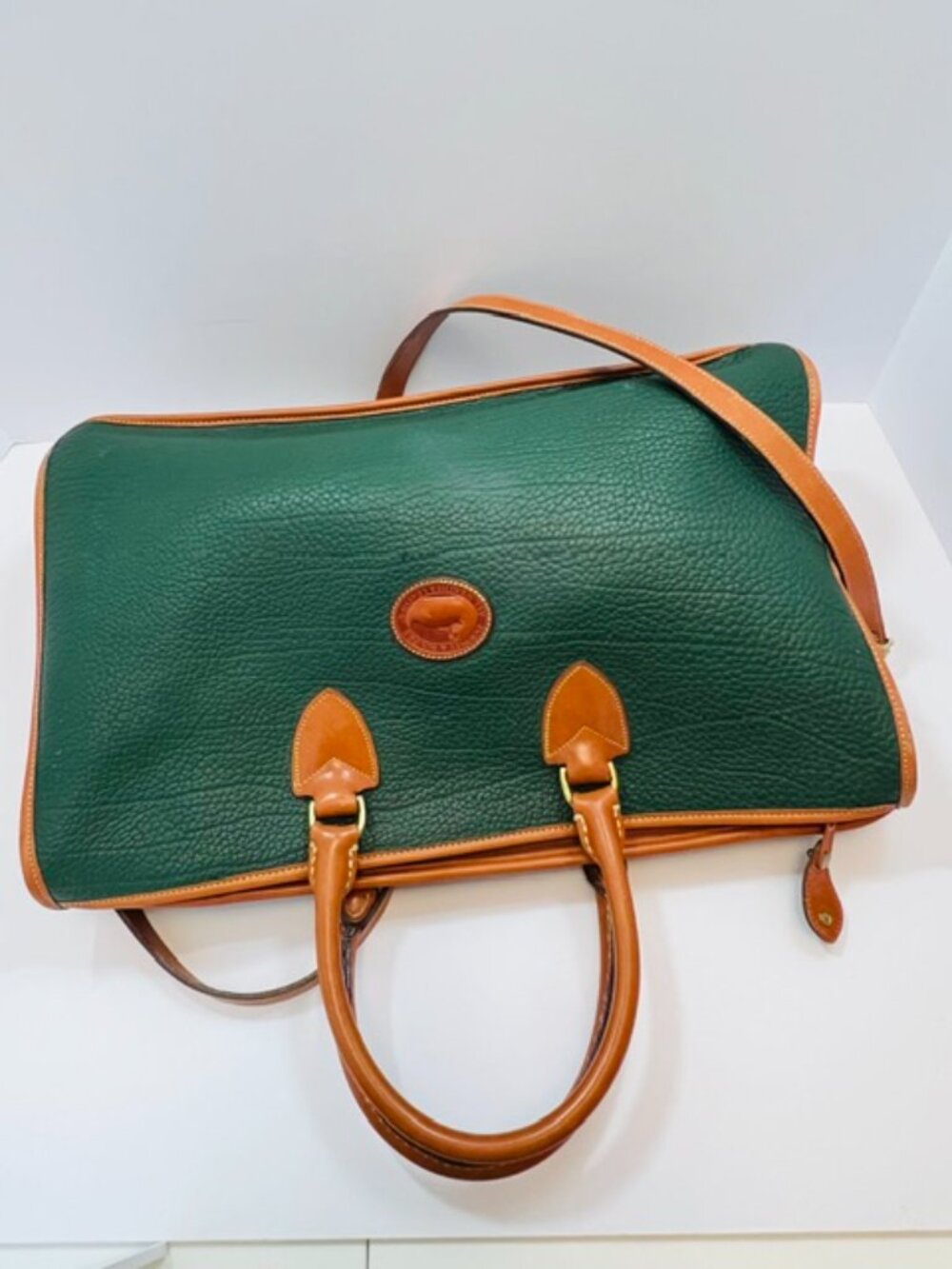 Dooney & Bourke All-Weather Leather Briefcase Messenger Bag Vintage 1980s EUC - Picture 11 of 14